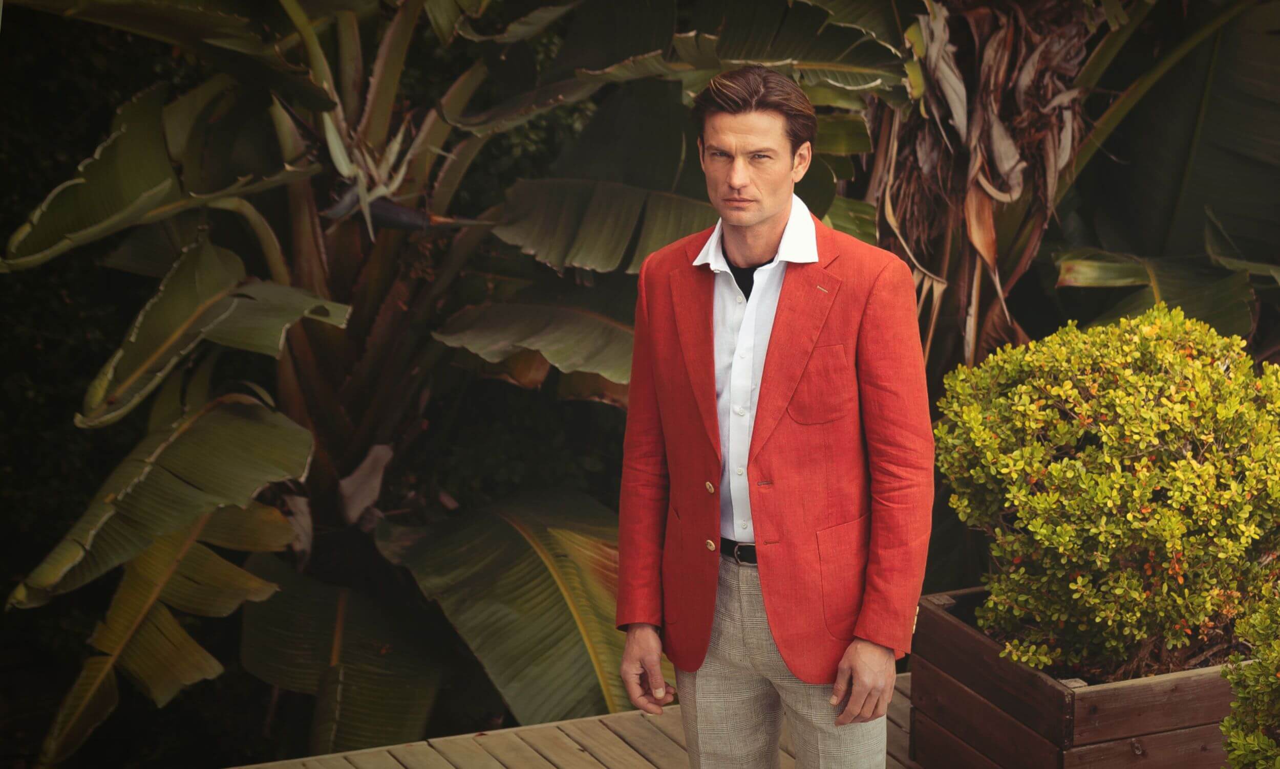 linen blazer