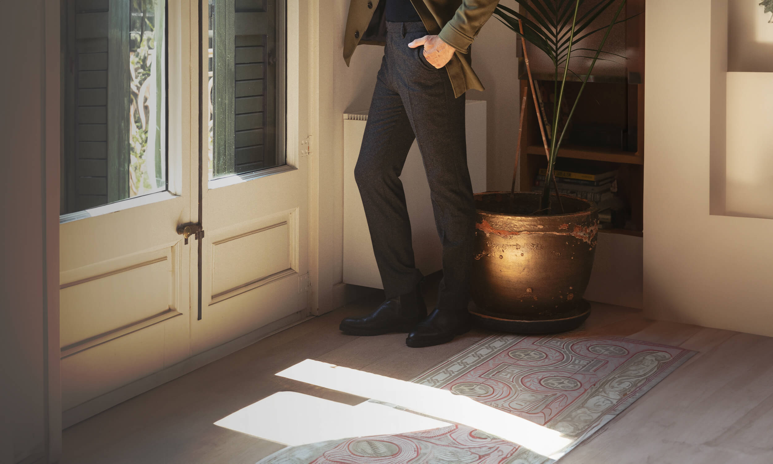tweed pants for men