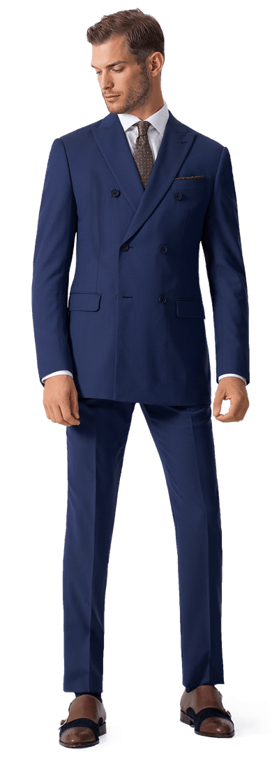 Blue double breasted blazer