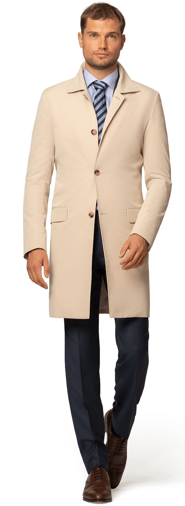 Single-Breasted Trench Coats