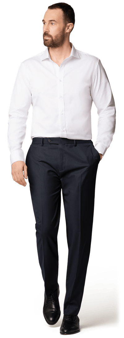 Premium 2ply 120s easy-iron white Shirt