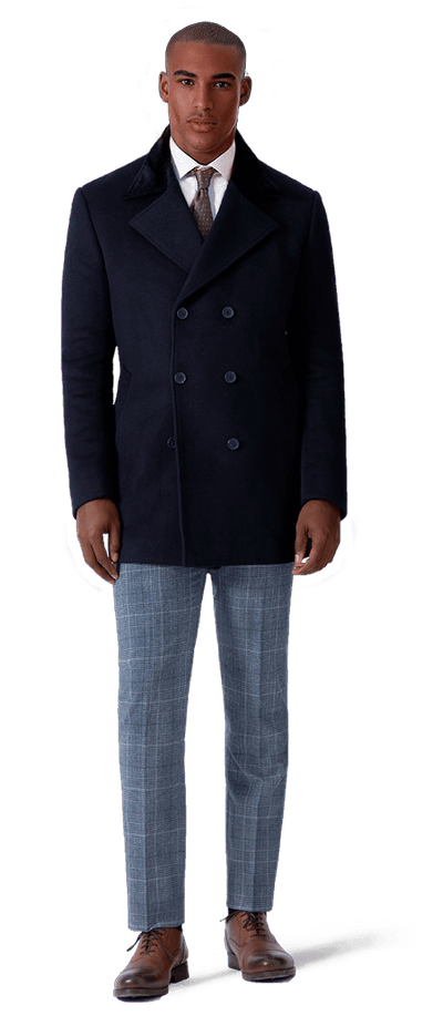Navy Blue Pea Jacket