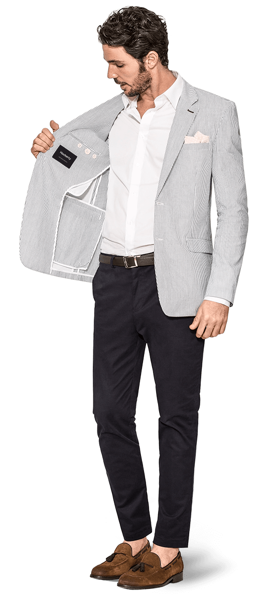 Unstructured blazer